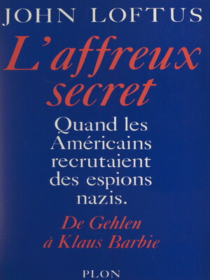 cover image of L'affreux secret